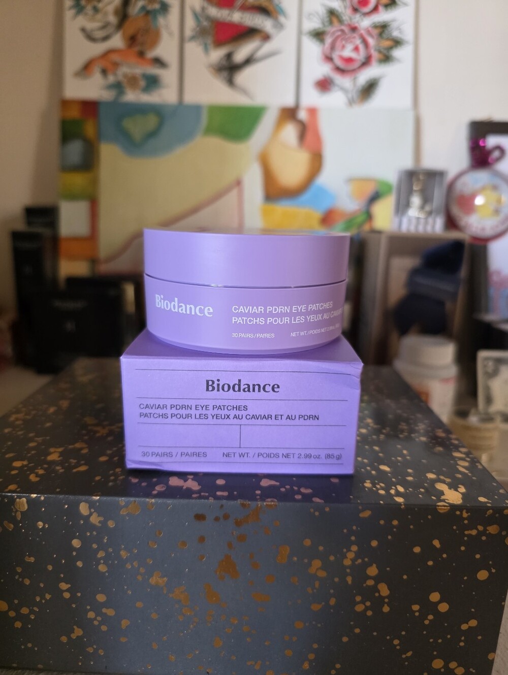 Biodance Caviar PDRN Eye Patches, Nourishing Under Eye Patches for Dark Circles - Picture 4 of 5